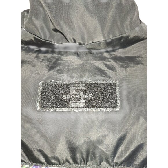 Sportier EST 1957 Boys L Puffer Jacket Graffiti Print All-Season Tech Division - Picture 4 of 10